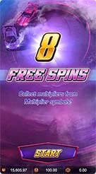 Speed Winner · Gunakan panel tombol kontrol di konsol dasbor merah bagian bawah layar.
